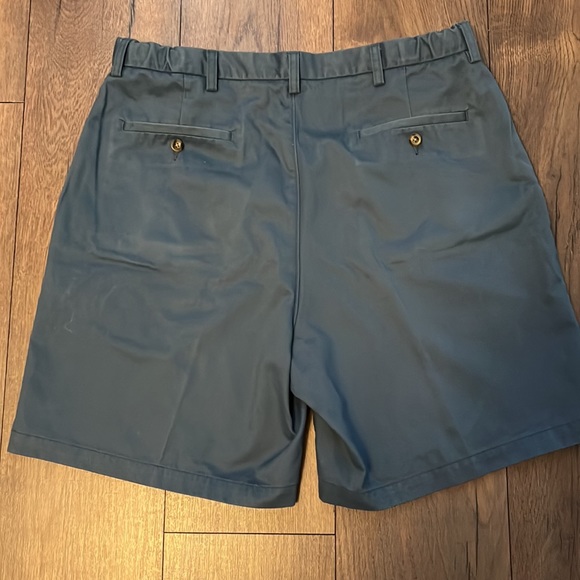 Haggar flat front mens shorts blue - Picture 5 of 6
